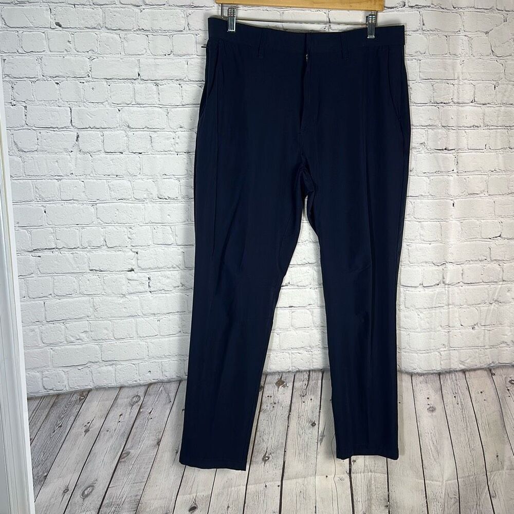 FABLETICS The Only Pant Size 34 Classic Fit Navy Lightweight Performance Stretch